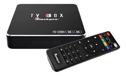 Tv Box 4k Smart Tv Blackpcs 1gb Ram Negro Control  Estándar
