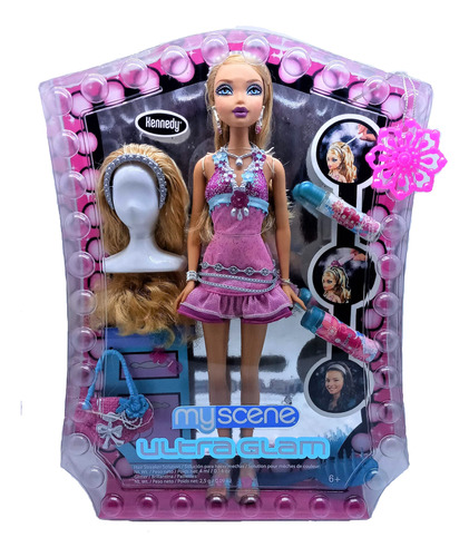 Muñeca Barbie Kennedy My Scene Ultra Glam Con Accesorios