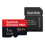 Sandisk Tarjeta Memoria Micro Sd 1tb + Adaptador Sd 4k V30