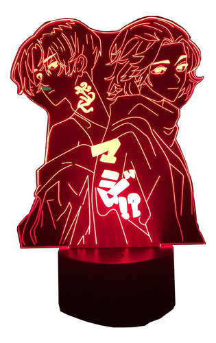 Lámpara De Escritorio Tokyo Revengers Decoration 3d, Luz Noc