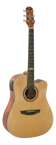 Violão Eletrico Strinberg Sd200c Natural Folk Tunado C/ Osso