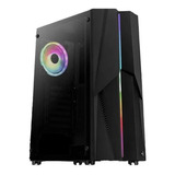 Aerocool Gabinete Mecha Tg + Fan Argb Mid Tower Mecha-g-bk-v