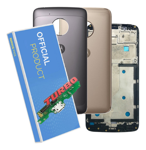 Placa + Carga Rápida Para Moto G5 Xt1672 + Ci Turbo + Tampa!