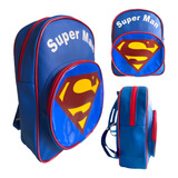 Mochila Infantil Superman De Costas Pequena Escolar Barata