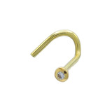 Piercing Nariz Nostril Oro 18k Alfiler 1mm Copawa Joyas®