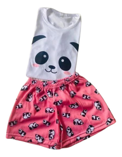 Pijamas Animados  Panda Rosa 