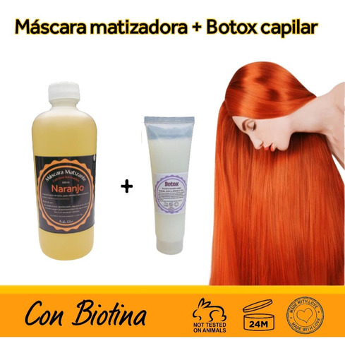 Matizador Naranjo/cobre + Botox Hidratante