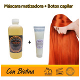 Matizador Naranjo/cobre + Botox Hidratante