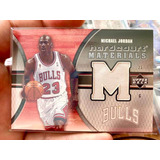 Michael Jordan Tarjeta Con Pedazo De Jersey Chicago Bulls