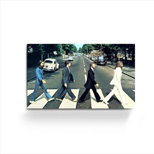 Cuadro Moderno Grande The Beatles Disco Abbey Road Musica