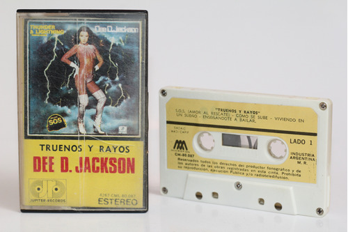 Cassette Dee D. Jackson Truenos Rayos Thunder Lightning 1980