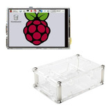 Display Touch 3.5 Pulgadas Raspberry Pi 3b 3b+ Con Carcasa C