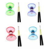 Set De Yoyo Diabolo Chino Con Triple Rodamiento