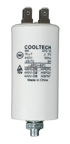 Capacitor 16 Mf Cooltech 440v