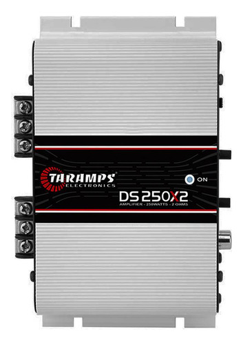 Potencia Taramps 2 Canales Para Auto 250w Audio Car Ds 250x