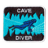 Patch Bordado - Mergulho Caverna Corais Ad30169-203