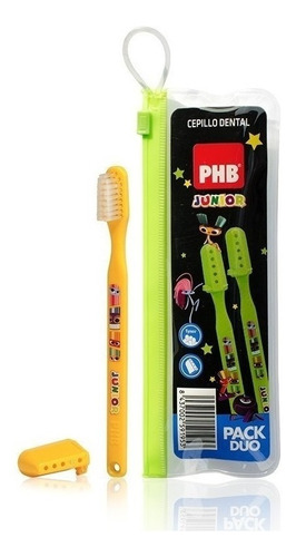 Phb Cepillo Dental Junior Pack X2 + Estuche