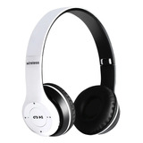 Audífonos Bluetooth P47 Fm-tf Micrófono Color Blanco