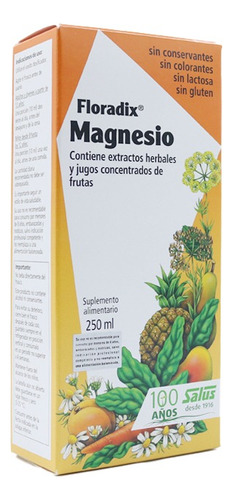 Magnesio Líquido 250 Ml Floradix . Salus Floradix