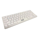 Mini Teclado Bluetooth Sem Fio.cor Branco.pc, iPad, Notebook