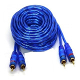 Cables Rca Premium Dxr  Para Amplificador Plug Gold 7,60 M