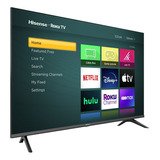 Televisión Smart Tv De 43 Pulgadas H4 Full Con Roku 