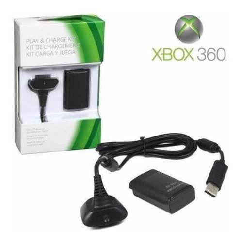 Kit Completo Carga Y Juega Xbox 360