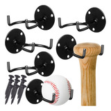 Soporte Para Minibates De Béisbol Con Enganche, 6 Unidades