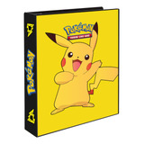 Álbum Pasta Fichário Pokemon Pikachu Capa Dura Reforçado