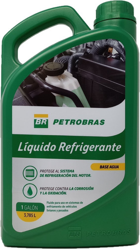 Refrigerante Petrobras Radiador Verde Por 1 Galón 