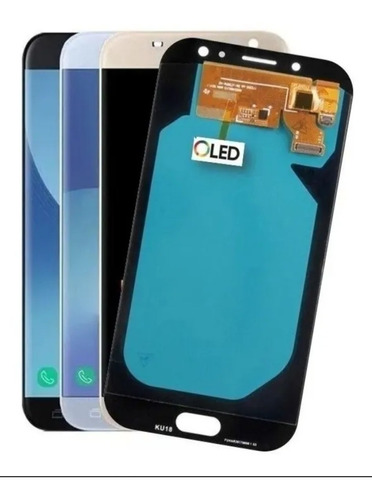 Tela Lcd Display Touch Frontal J7 Pro Azul