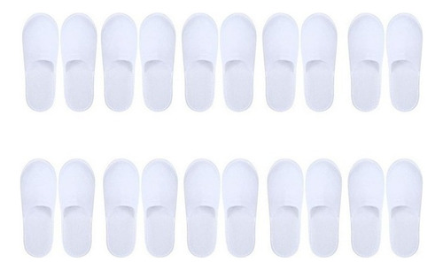 10 Pairs Of Disposable Slippers Are Suitable For The Hotel .