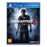Uncharted 4: A Thief's End  Standard Edition Sony Ps4 Físico