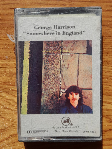 George Harrison.  Somewhere In England. Casete Wea 