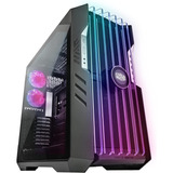 Cooler Master Haf 700 Evo E-atx - Carcasa De Policarbonato De Alto Flujo De Aire Con Panel Frontal Transpirable Tg, Ventiladores Argb De 200 Mm