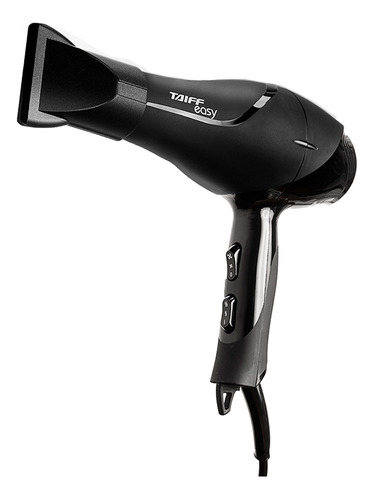 Secador De Cabelo Taiff Easy 1700w Preto 2 Temperaturas Pro