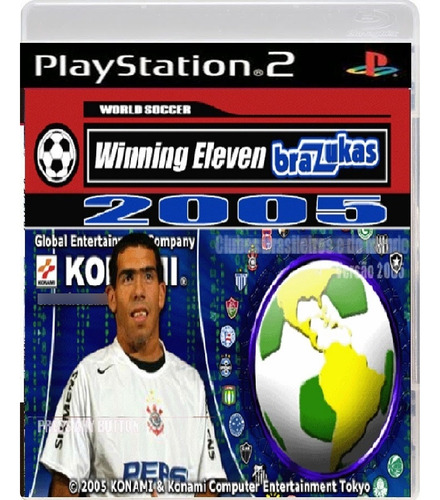 Pes Brasileiro 2005 Ps2 Midia Fisica Futebol Playstation 2