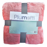 Manta Plumetti Flannel (127 X 152 Cm) Color Rosado
