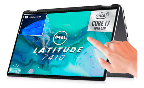 Laptop Dell Latitude Táctil Core I7 10th 16gb Ram 256gb Ssd