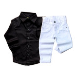 Roupa Social Juvenil Masculino Calça + Camisa 10 12 14 E16