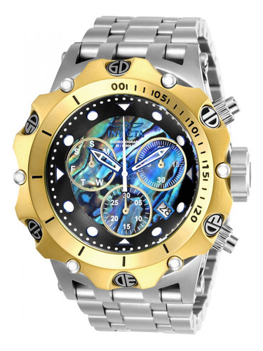 Reloj Invicta 26686 Venom Quartz Hombres Color De La Correa Acero/oro