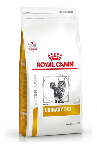 Alimento Royal Canin Veterinary Diet Feline Urinary S/o High Dilution Uhd 34 Para Gato Adulto Sabor Mix En Bolsa De 7.5 kg