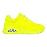 Tenis Skechers Niña Uno Gen 1 Glow 310525l Amarillo-neón 