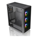 Gabinete Pc Gamer Thermaltake V250 Tg Argb Black Temp Glass