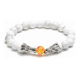 Pulsera Cuarzo Blanco Dragon + Estuche Gamushop