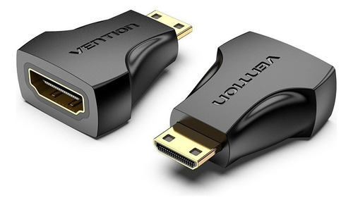 Adaptador Vention Mini Hdmi Macho A Hdmi Hembra -  Certificado Ultra Hd 4k 30hz - Pc / Camaras / Notebook / Tv - Certificado - Premium - Aisb0