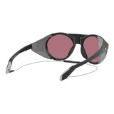 Lente Masculina Oakley Clifden Lens Weather Black, Cor: Prata, Design Espelhado