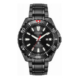 Citizen Promaster Diver Black Dial Bn0195-54e Color De La Correa Negro Color Del Bisel Negro Color Del Fondo Negro