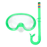 Kit Oculos Máscara Mergulho Respirador Snorkel Profissional