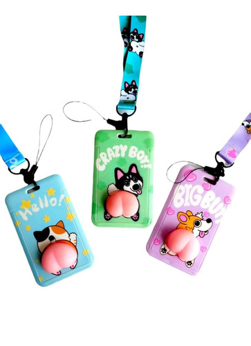 Porta Carnet O Porta Documentos De Animales Squishy